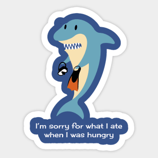 Sorry for What I Ate Sticker